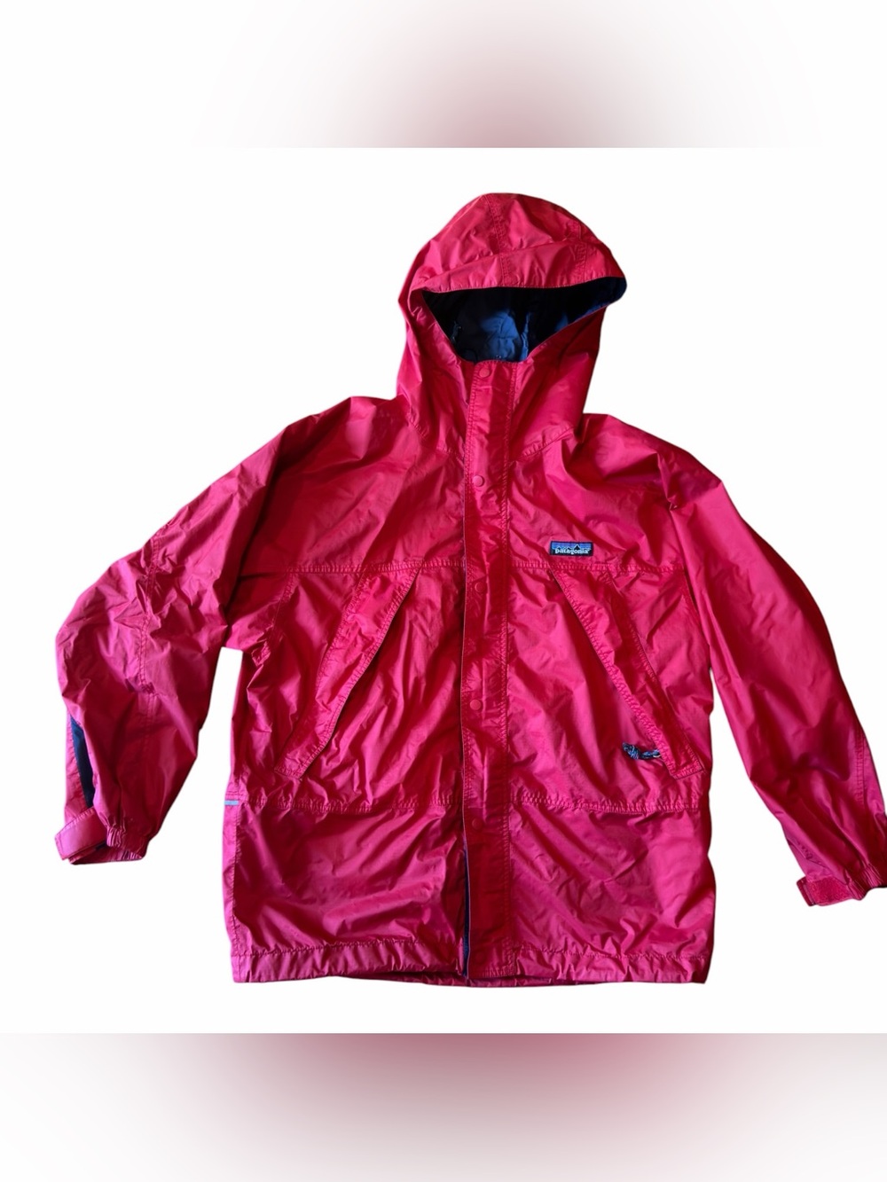 Vintage Patagonia Stick Figure Skier All Terrain Jacket Kids 12 Red 80s EUC